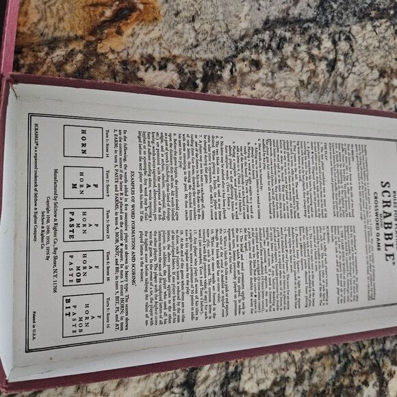 VINTAGE Scrabble Game 1976 - Picture 3 of 8